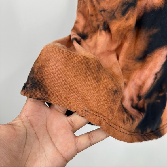 The Rolling Stones Custom Bleach Splatter Short Sleeve Shirt Size XL Upcycled - Picture 9 of 10